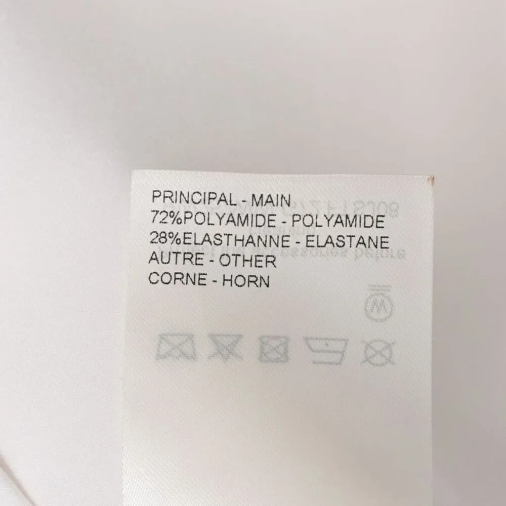 Louis Vuitton A-Line Mini Skirt in White Polyamide